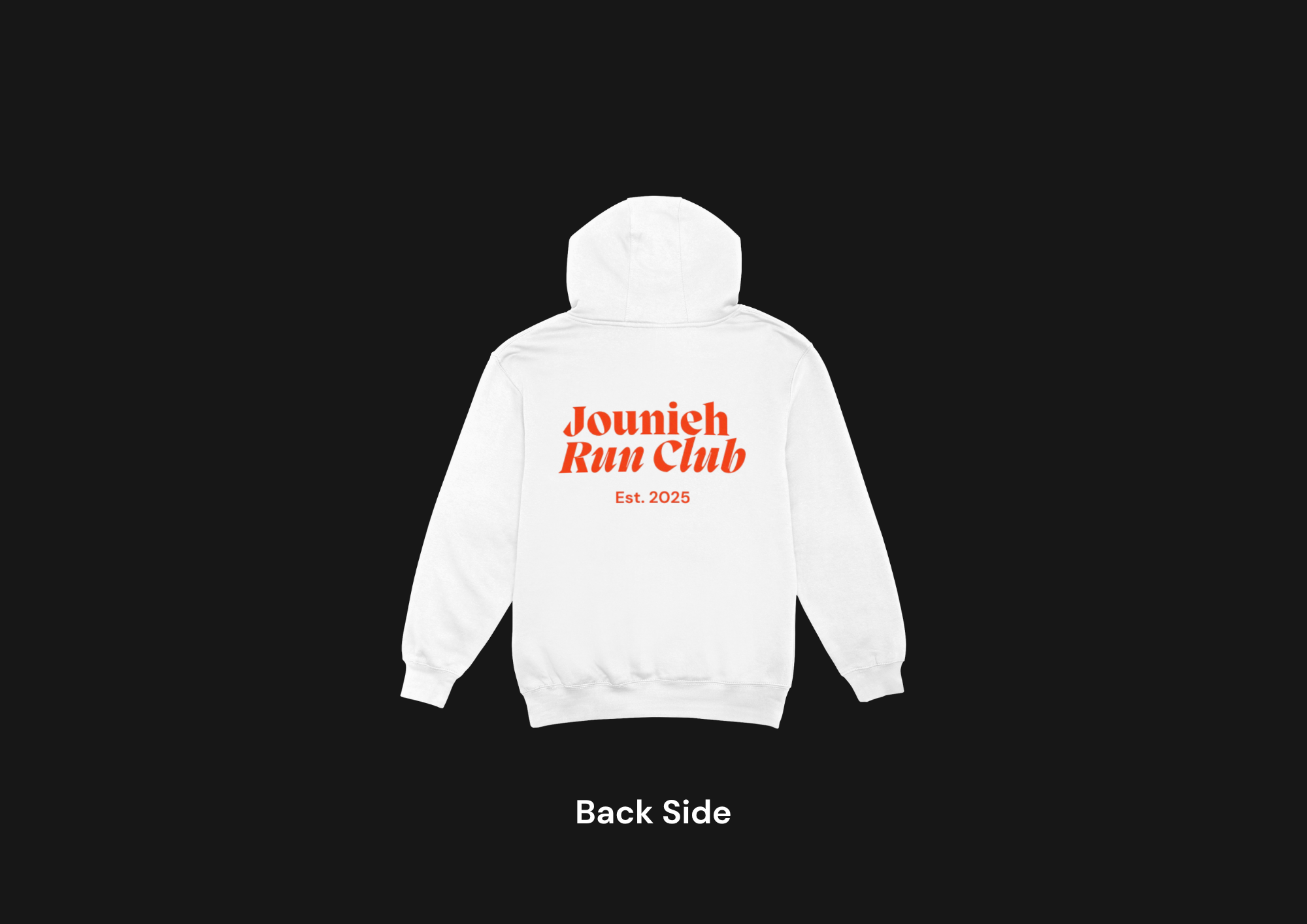 JRC White x Orange Hoodie